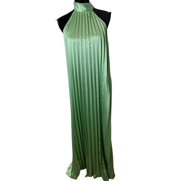 Abbey Glass | Dresses | Nwt Abbey Glass Green Pleated Halter Satin Gown Sz M | Poshmark Abbey Glass | Dresses | Nwt Abbey Glass Green Pleated Halter Satin Gown Sz M | Poshmark